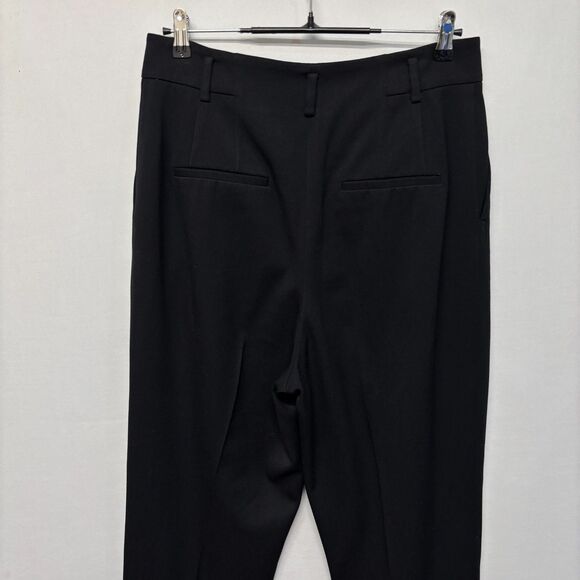 MM. LaFleur Women Pleated Dress Pants Trouser Size 8 Black C031 -28 - Picture 16 of 16